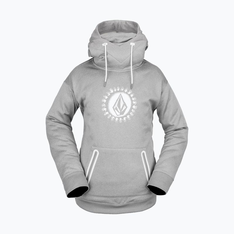 Дамски суитшърт с качулка Volcom Spring Shred Hoody сив H4152303 7