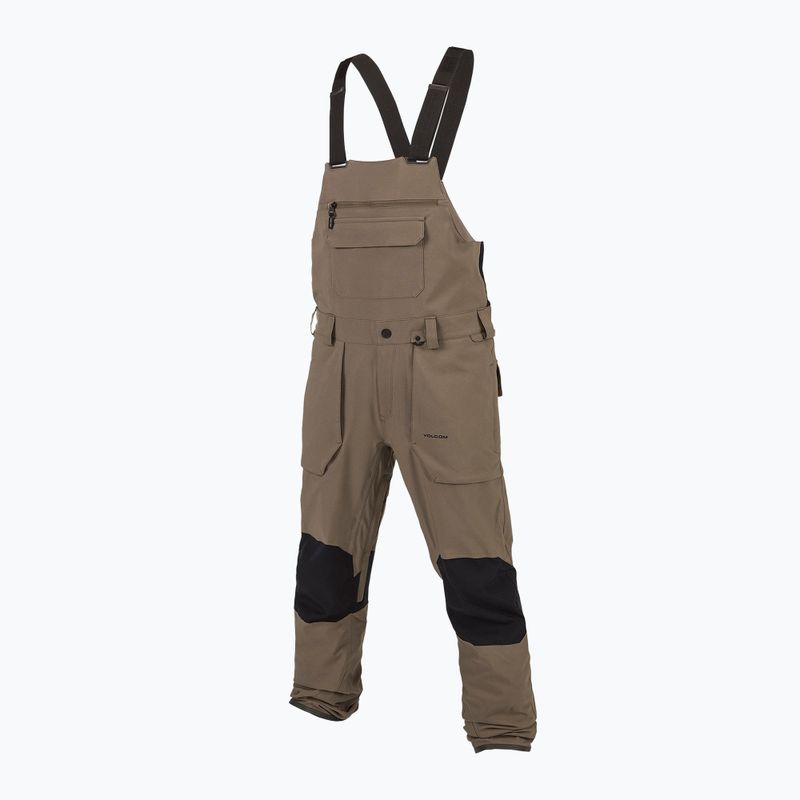 Мъжки сноуборд панталони Volcom Roan Bib Overall teak