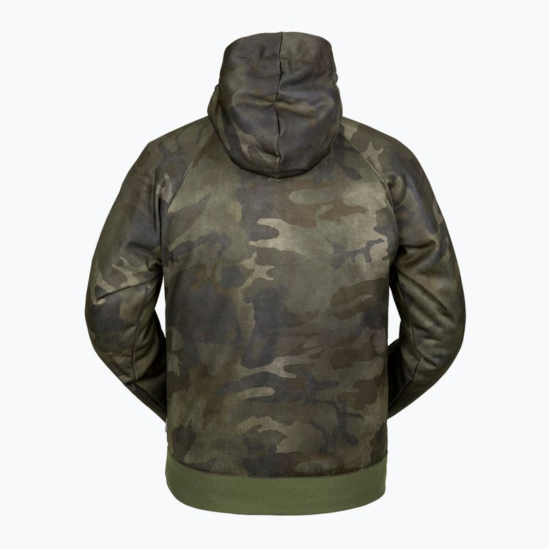 Volcom Hydro Riding Hoodie cloudwash camo сноуборд суитшърт за мъже 2
