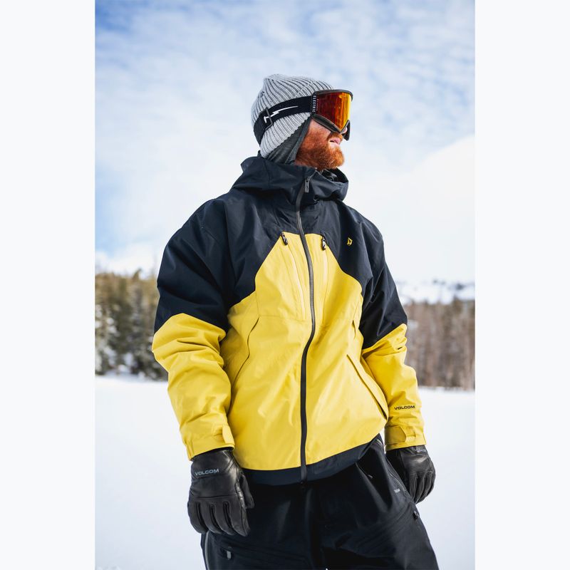 Мъжко яке за сноуборд Volcom Tds 2L Gore-Tex dark yellow 14