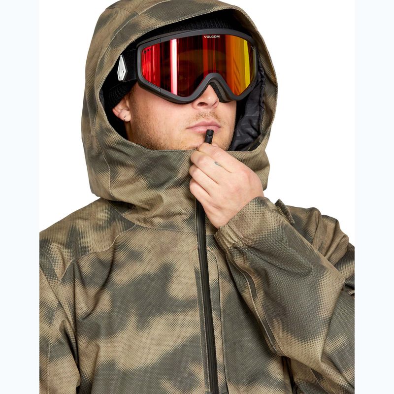 Мъжко яке за сноуборд Volcom Brighton Pullover camouflage 4