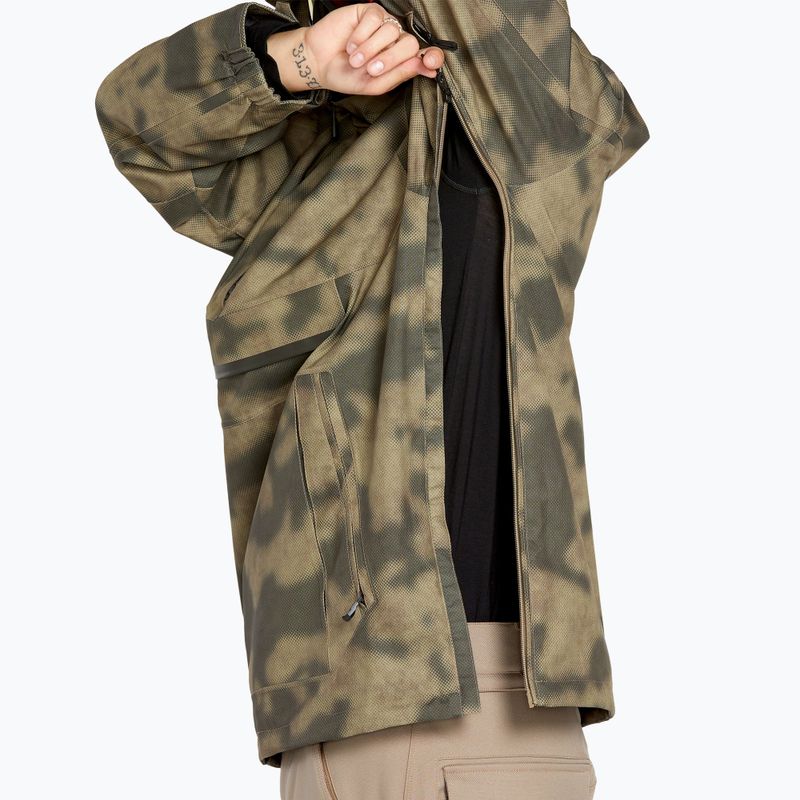 Мъжко яке за сноуборд Volcom Brighton Pullover camouflage 5