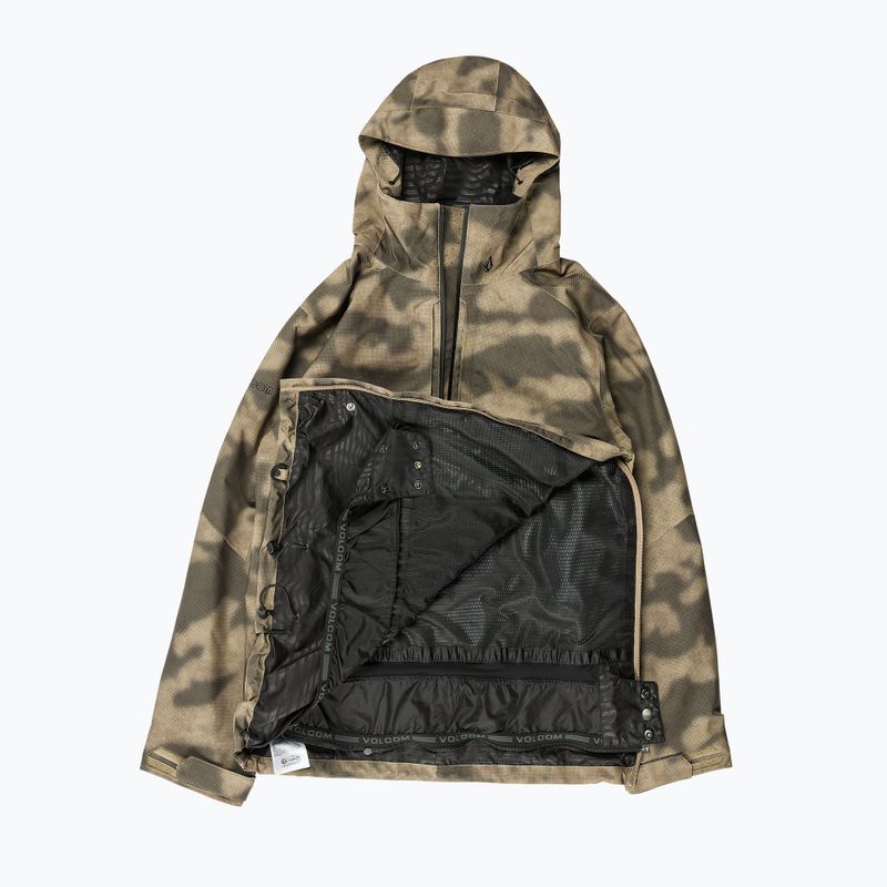 Мъжко яке за сноуборд Volcom Brighton Pullover camouflage 10