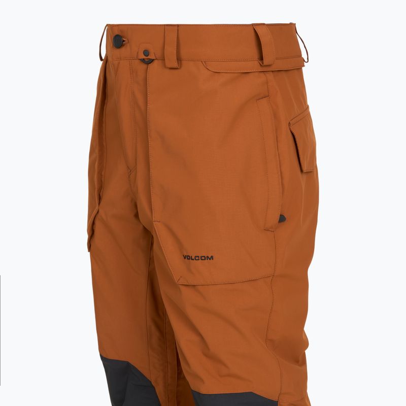 Мъжки панталони за сноуборд Volcom Roan caramel 9
