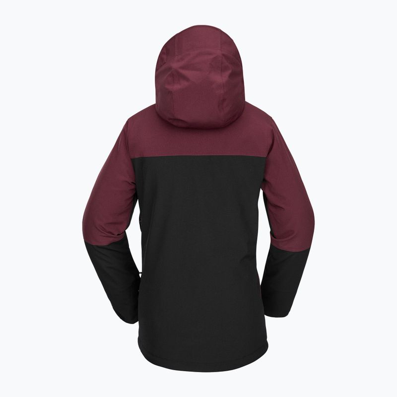 Дамско яке за сноуборд Volcom Shelter 3D Stretch burgundy 9