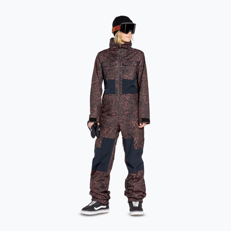 Дамски костюм за сноуборд Volcom Shiloh Snow leopard 3