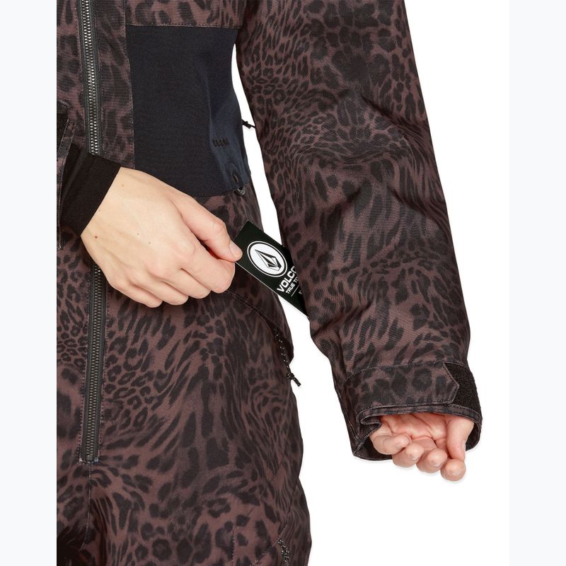 Дамски костюм за сноуборд Volcom Shiloh Snow leopard 8