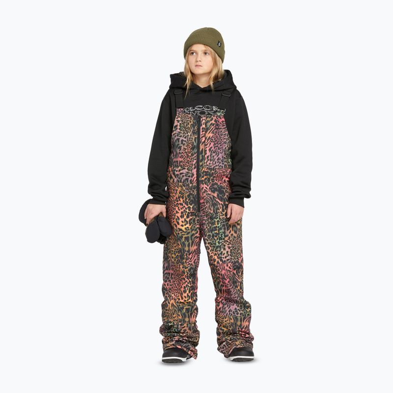 Детски панталони за сноуборд Volcom Barkley Ins Bib Overall acid