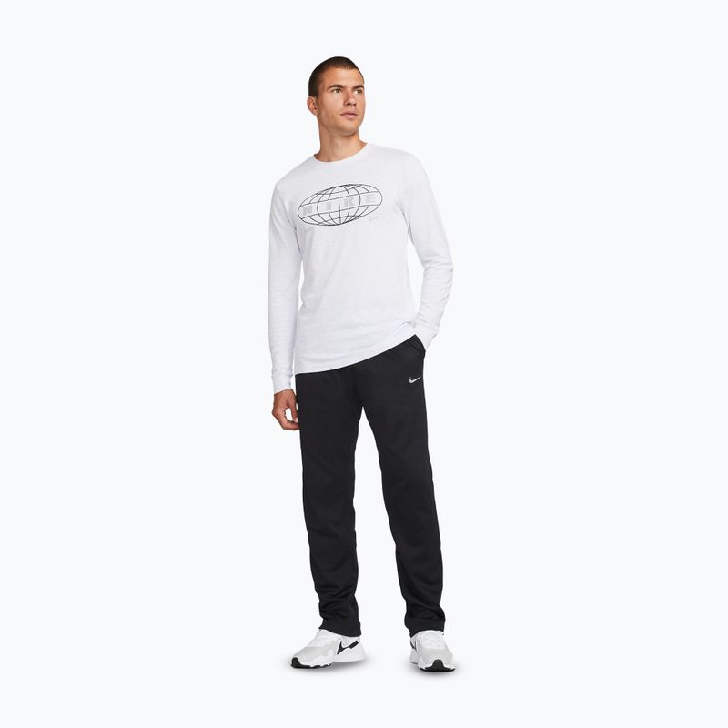 Мъжки тренировъчни панталони Nike Therma-FIT Open Hem black/black/white 2