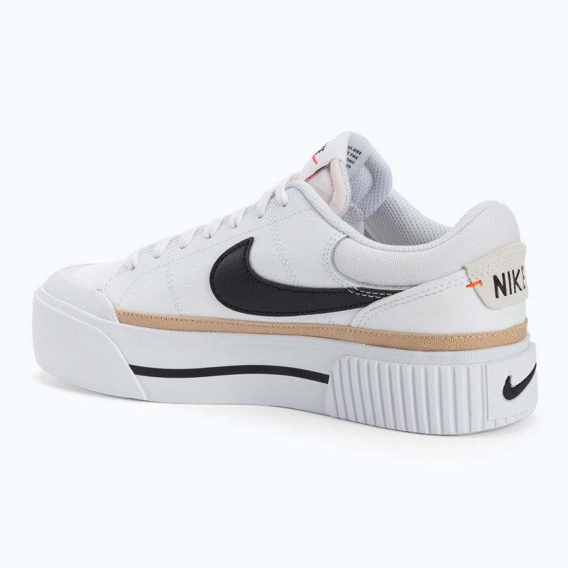 Дамски обувки Nike Court Legacy Lift white/hemp/team orange/black 4