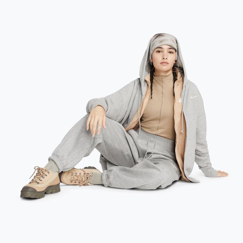 Дамски суитшърт  Nike Sportswear Phoenix Fleece dark grey heather/sail 2