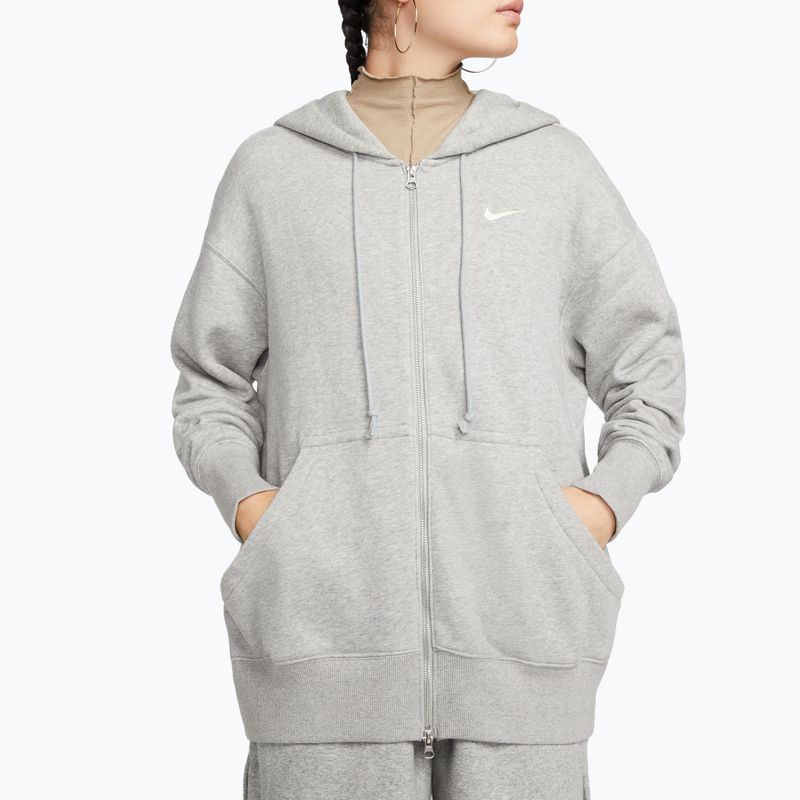 Дамски суитшърт  Nike Sportswear Phoenix Fleece dark grey heather/sail 4
