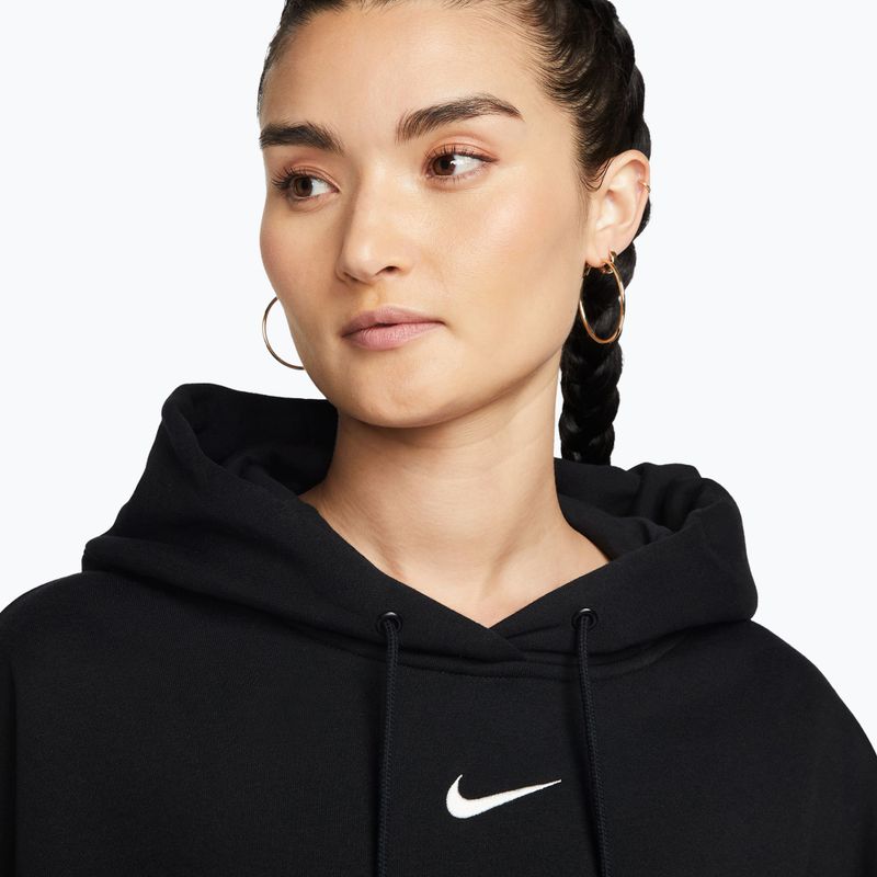 Дамски суитшърт Nike Sportswear Phoenix Fleece Oversized black/sail 5