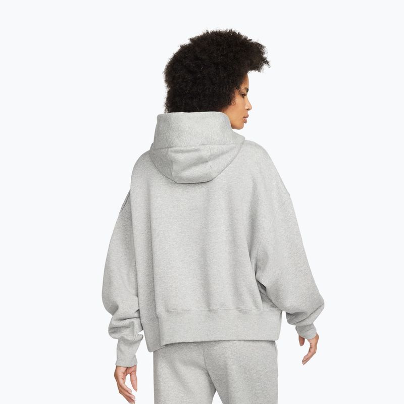 Дамски суитшърт Nike Sportswear Phoenix Fleece Oversized dark grey heather/sail 3