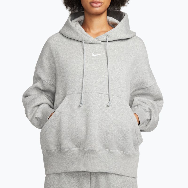 Дамски суитшърт Nike Sportswear Phoenix Fleece Oversized dark grey heather/sail 4