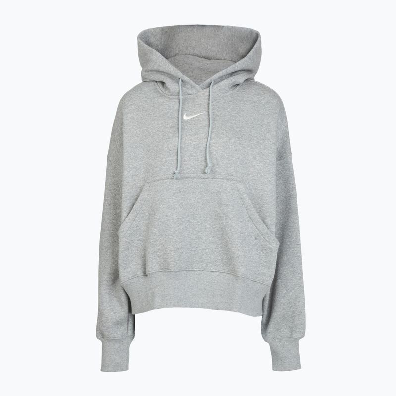 Дамски суитшърт Nike Sportswear Phoenix Fleece Oversized dark grey heather/sail 9