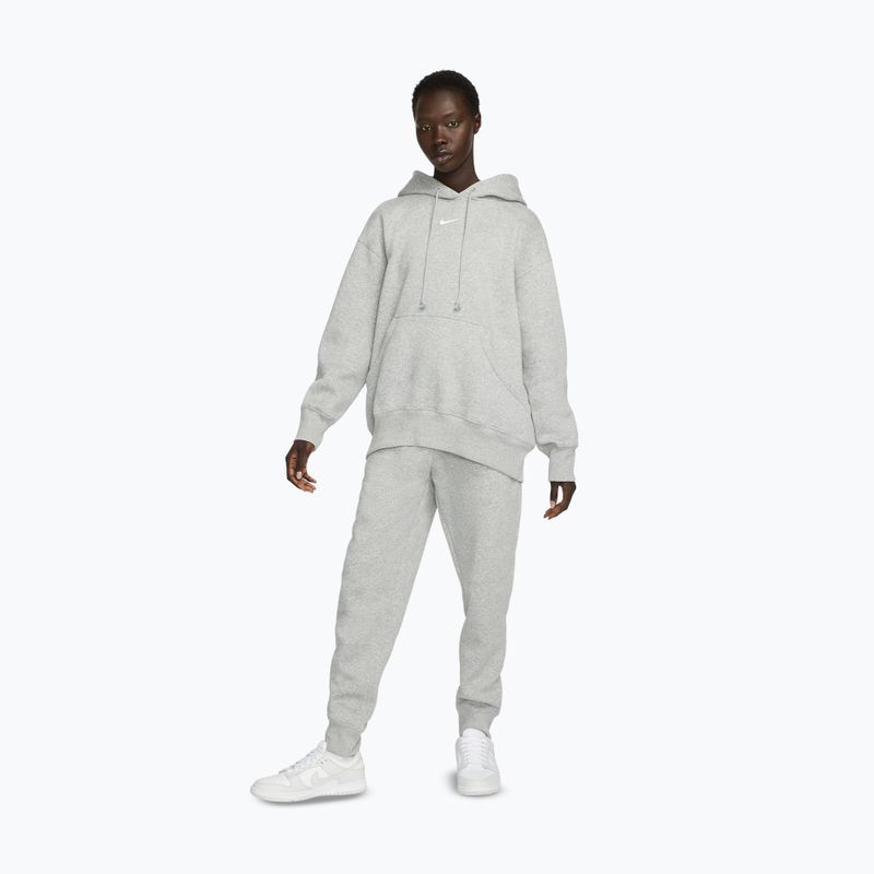 Дамски суитшърт  Nike Sportswear Phoenix Fleece Oversized dark grey heather/sail 2