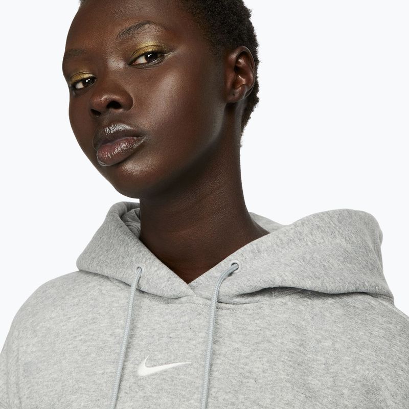 Дамски суитшърт  Nike Sportswear Phoenix Fleece Oversized dark grey heather/sail 4