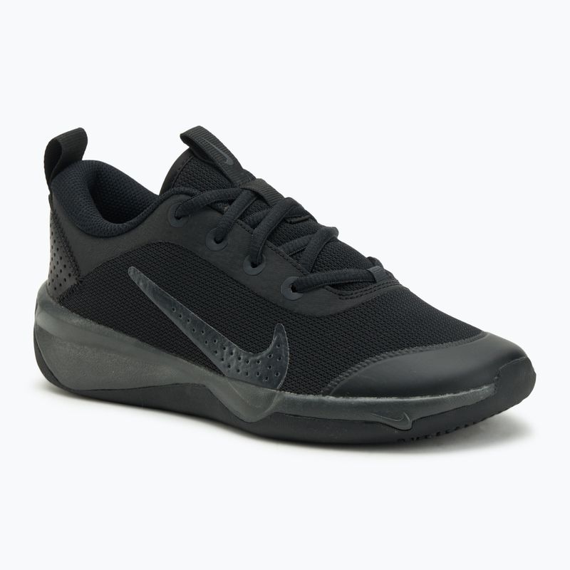 Детски футболни обувки Nike Omni Multi-Court black/anthracite