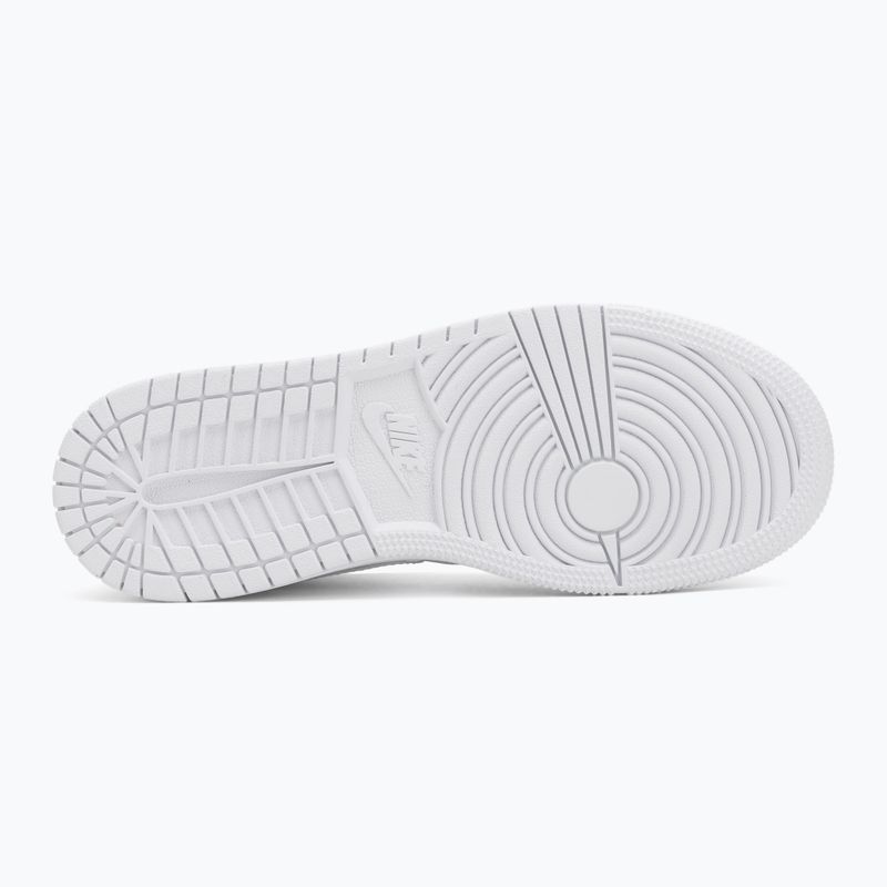 Обувки Jordan 1 Mid white/white/white 4
