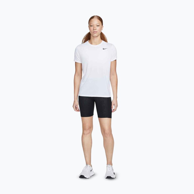Дамска тениска за тренировка Nike Dri-Fit white/ black 2
