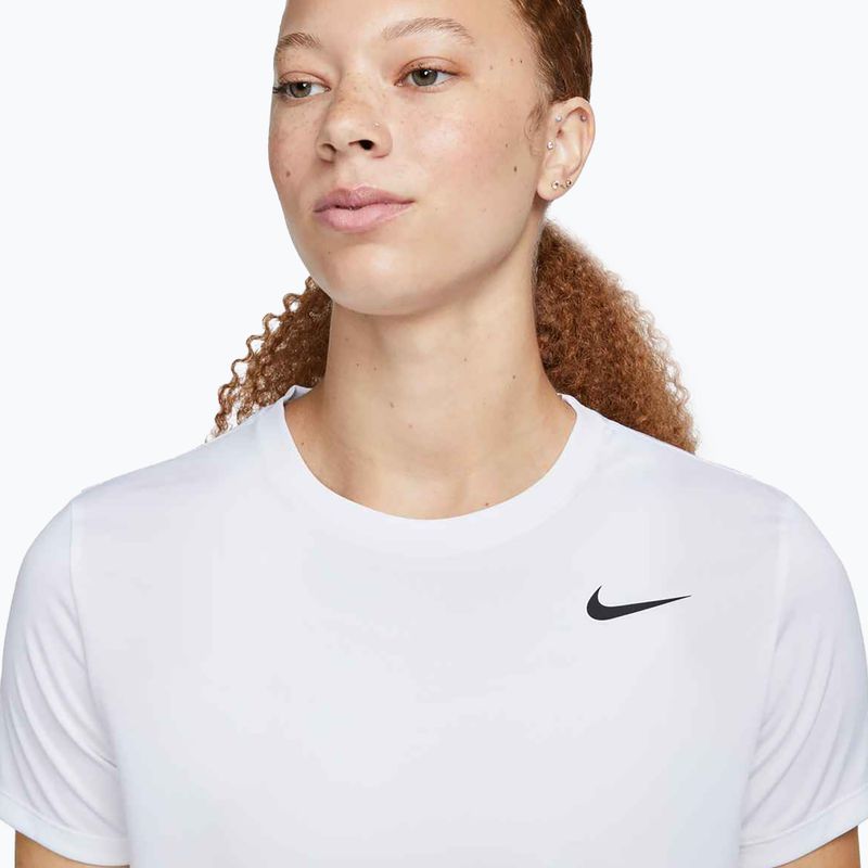 Дамска тениска за тренировка Nike Dri-Fit white/ black 4