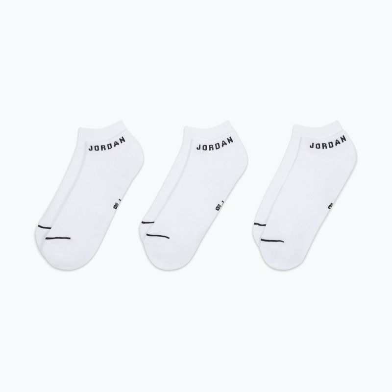 Чорапи Nike Jordan Everyday No-Show 3 чифта white/black 7