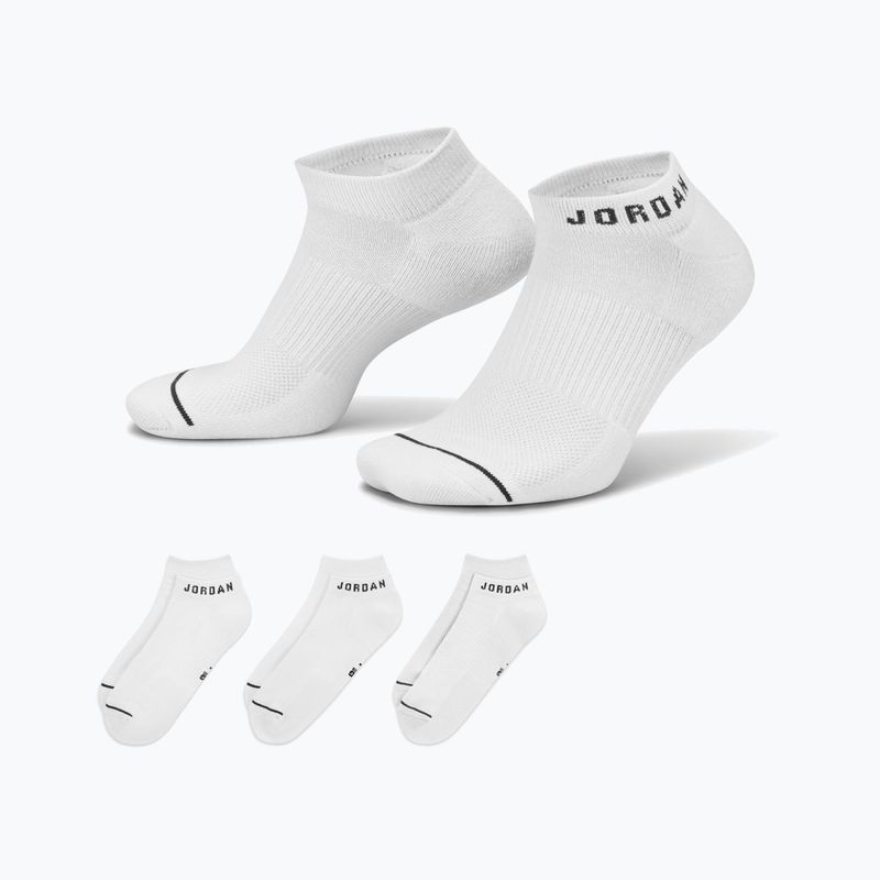 Чорапи Jordan Everyday No-Show 3 pairs white/black 8