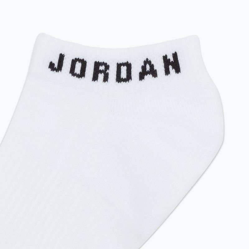 Чорапи Nike Jordan Everyday No-Show 3 чифта white/black 9