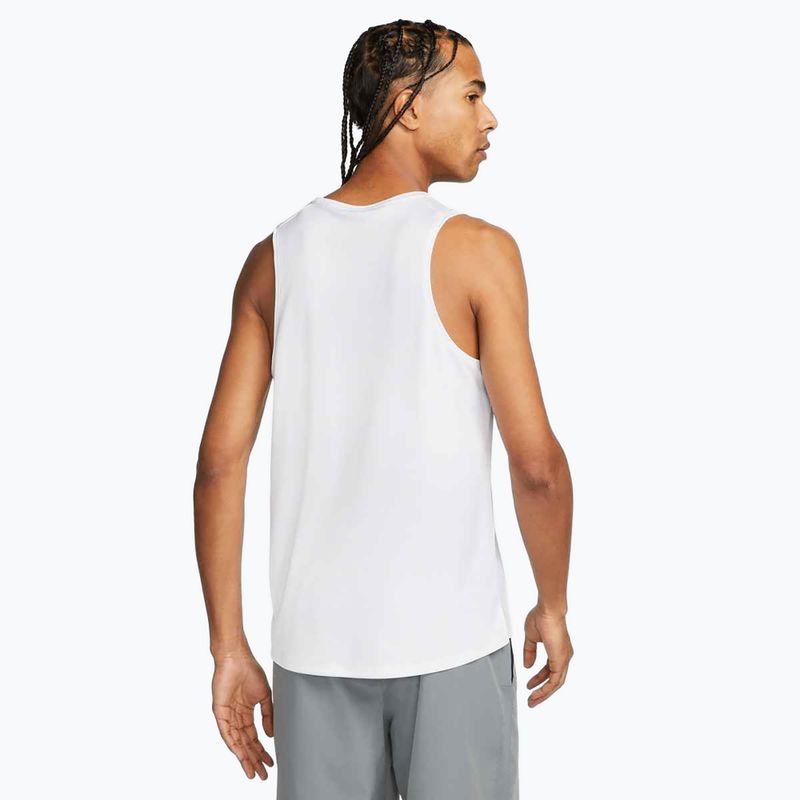 Мъжка тениска за бягане Nike Dri-Fit Miler white 3