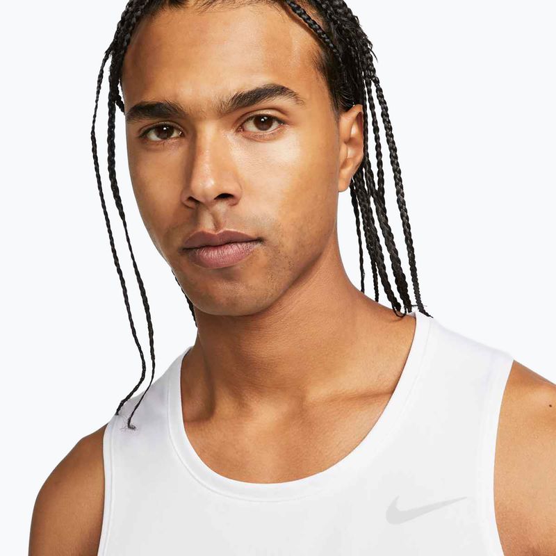 Мъжка тениска за бягане Nike Dri-Fit Miler white 4