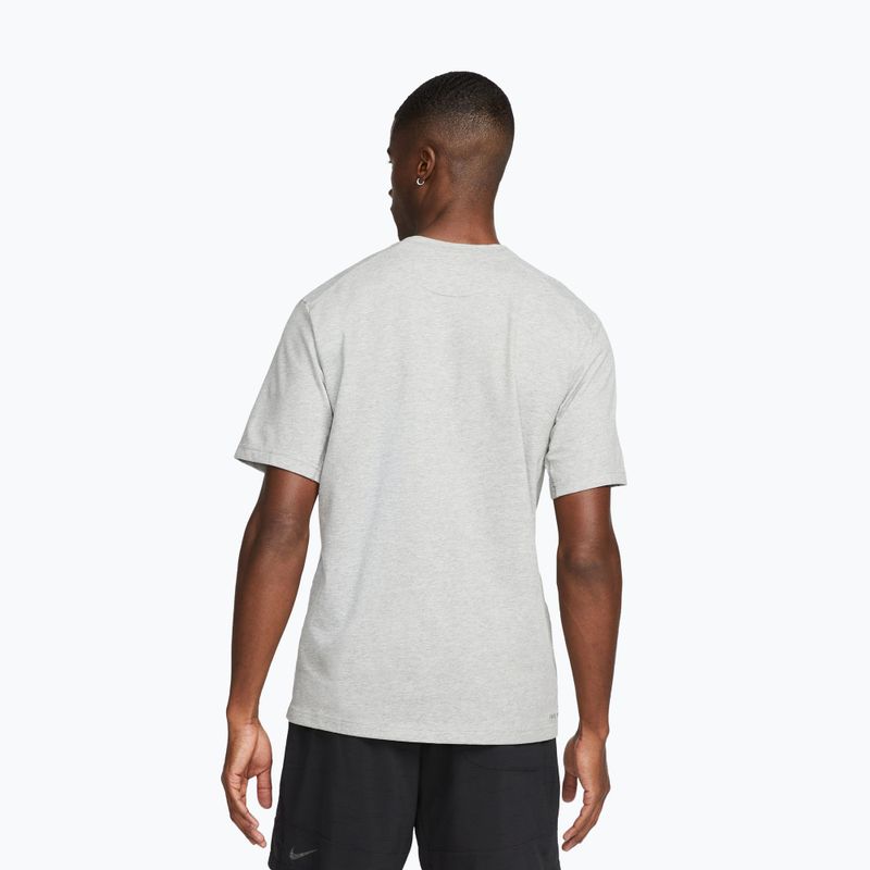 Мъжка тренировъчна тениска Nike Dri-Fit Primary SS dark grey heather/heather/smoke grey 2