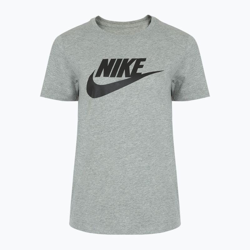 Дамска тениска Nike Sportswear Club Essentials Logo dark grey heather/black 5