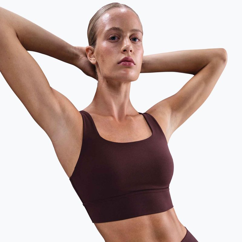 Спортен сутиен Nike Zenvy Medium-Support Training Bra burgundy crush/sail 5