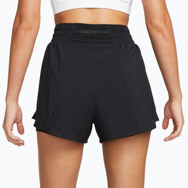 Дамски къси панталони Nike One Dri-Fit High-Waisted 3" 2In1 black 4