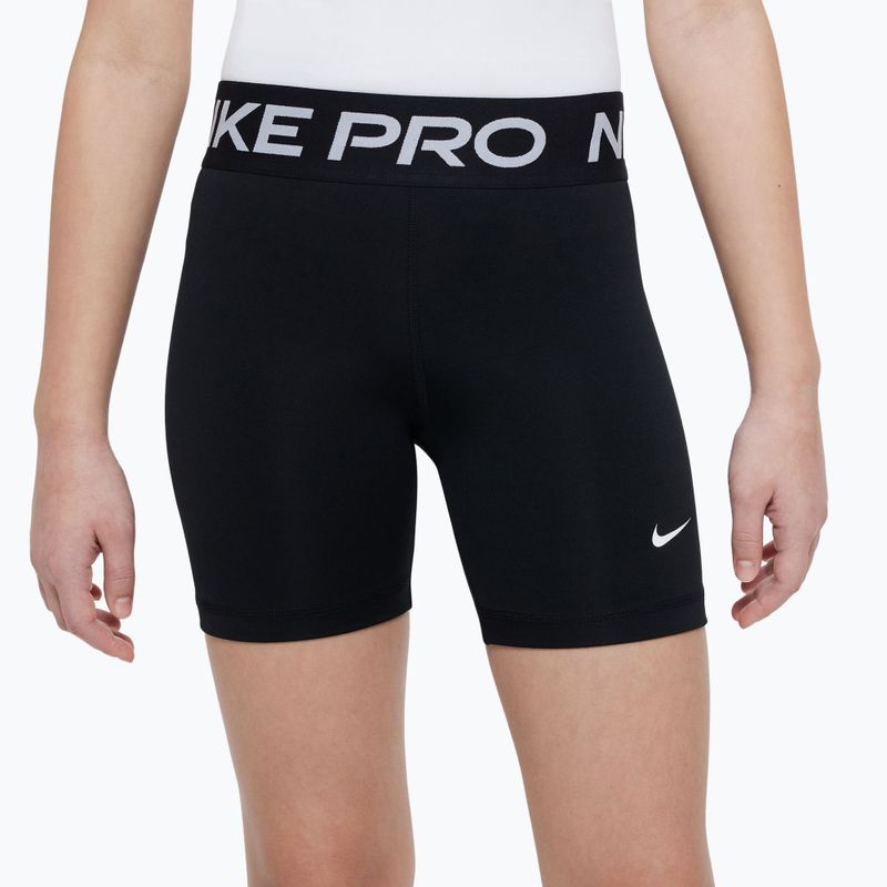 Детски шорти Nike Pro Dri-Fit 5“ carbon black/white 3