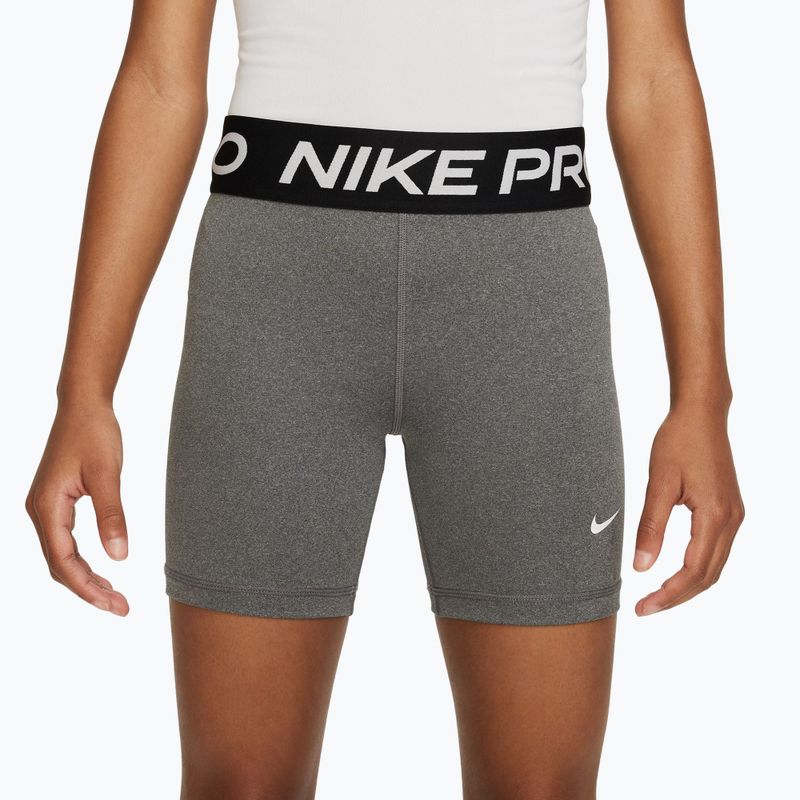 Детски шорти Nike Pro Dri-Fit 5“ carbon heather/white 3