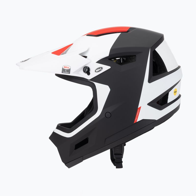 Велосипедна каска Bell Sanction 2 DLX Mips matte black/white 3