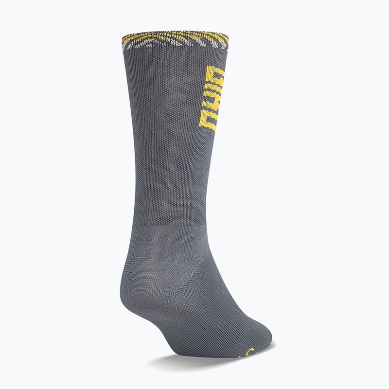 Чорапи Giro Comp Racer High Rise dark shark/spectra yellow 2