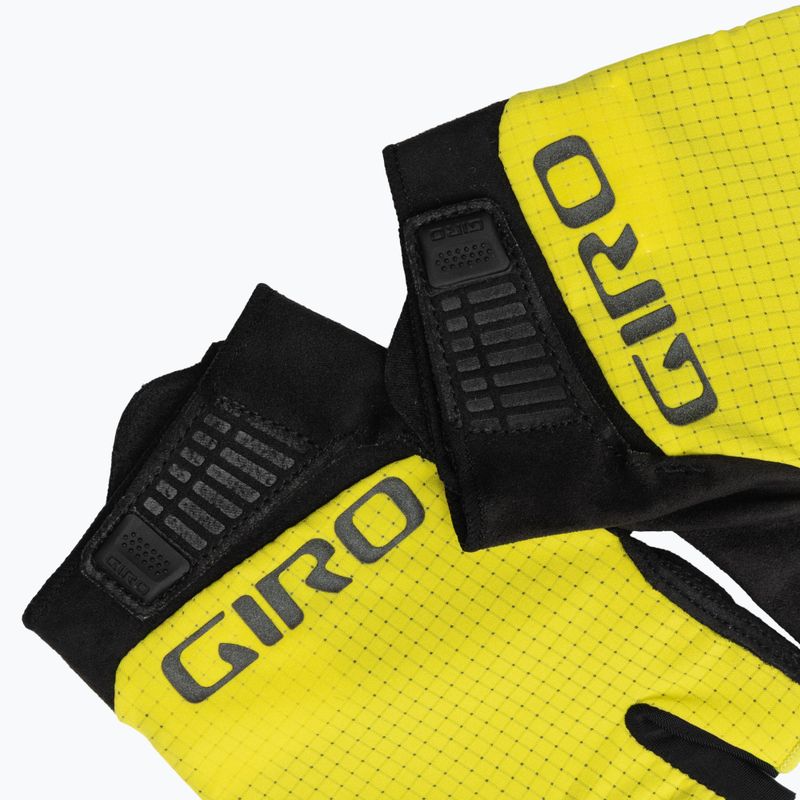 Мъжки ръкавици за колоездене Giro Bravo Gel II highlight yellow 4