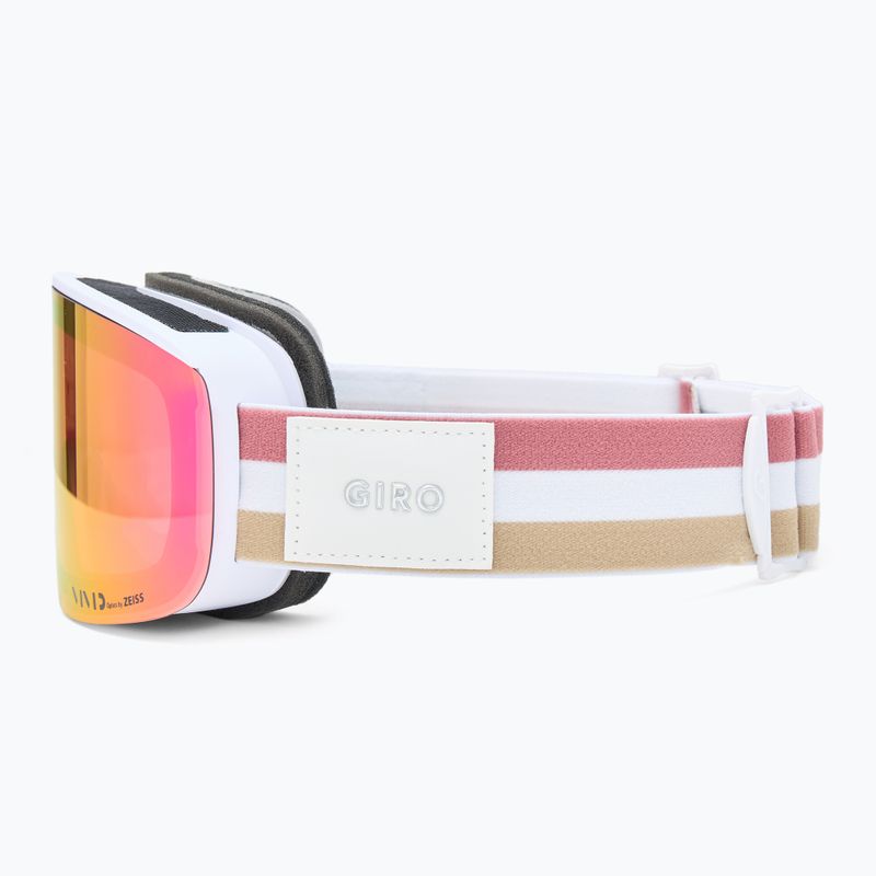 Дамски предпазни ски очила Giro Ella white lx stripe//pink/infrared 4