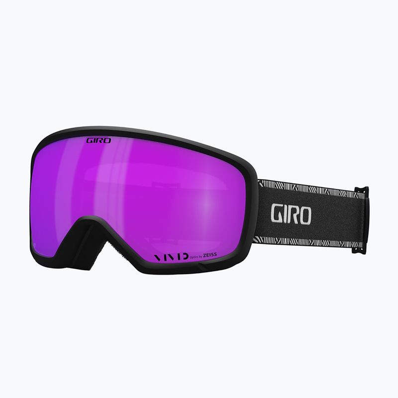 Дамски предпазни ски очила Giro Millie black&white chute/pink 5
