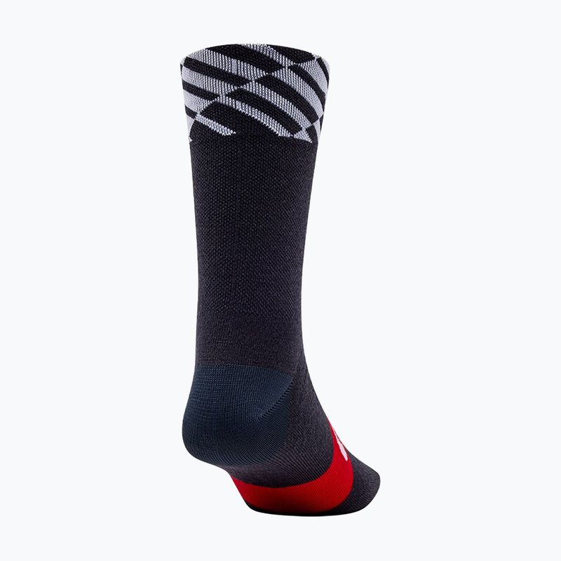 Чорапи Giro Seasonal Merino red/white/charcoal 2