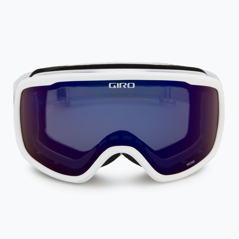 Дамски предпазни скиорски очила Giro Moxie white & grey chute/ amber pink/ yellow 3