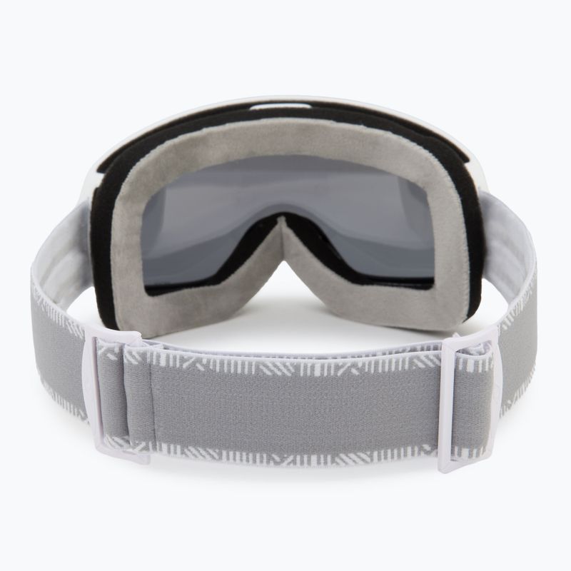 Дамски предпазни скиорски очила Giro Moxie white & grey chute/ amber pink/ yellow 4