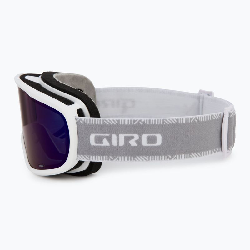 Дамски предпазни скиорски очила Giro Moxie white & grey chute/ amber pink/ yellow 5