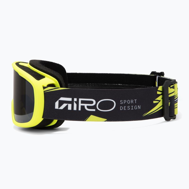 Детски скиорски очила Giro Buster Jr yellow bolts/ultra black 4