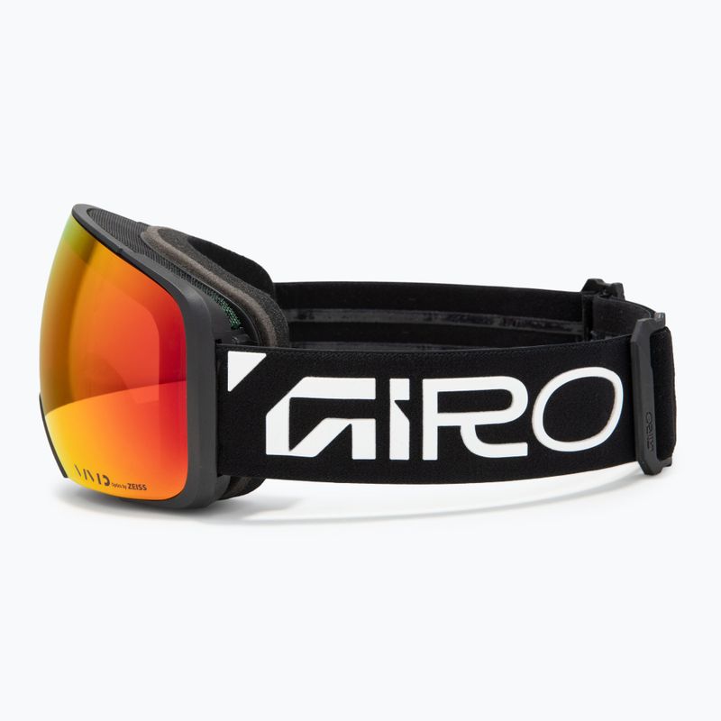 Детски скиорски очила Giro Comp black wordmark/vivid ember/vivid infrared 5