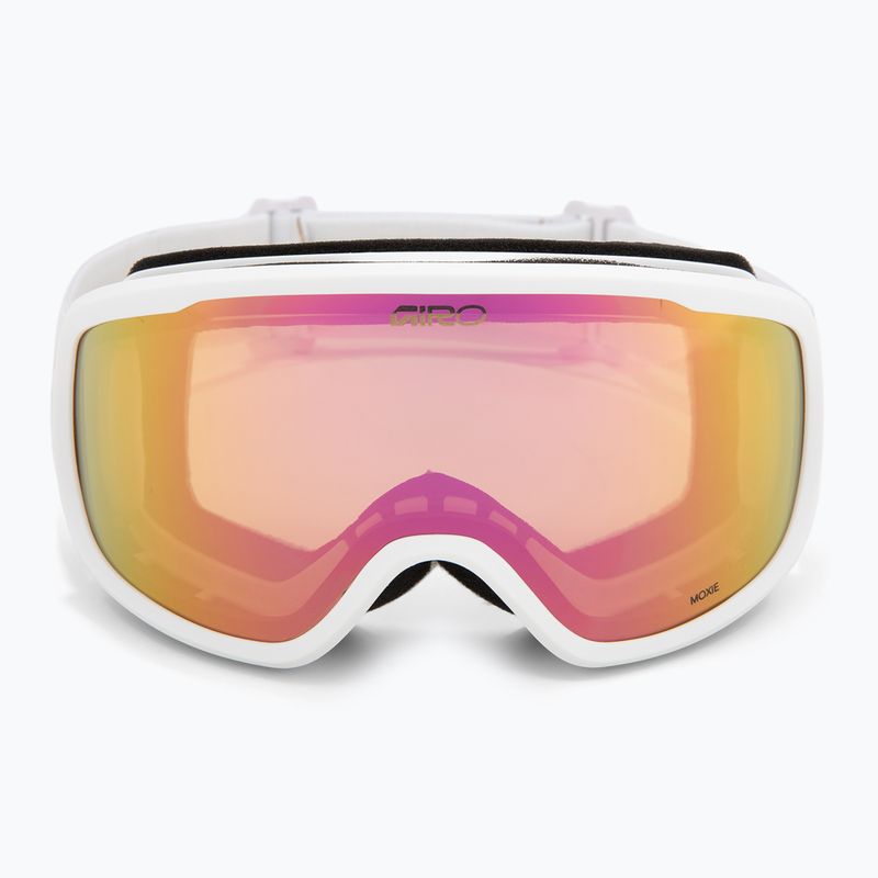 Дамски скиорски очила Giro Moxie white stacked/amber pink/yellow 3