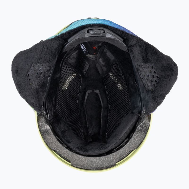 Детска скиорска каска Giro Crue matte fluorescent green 5